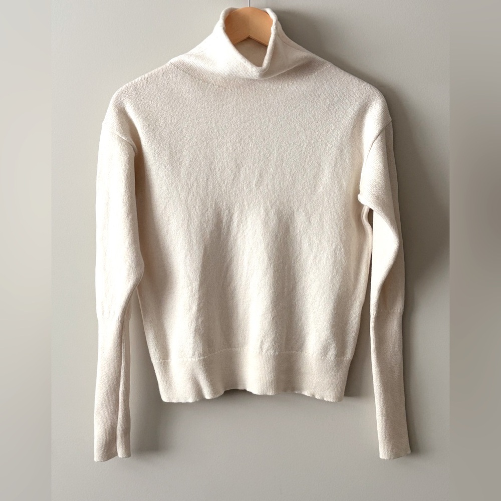Wilfred Ivory Turtleneck Sweater